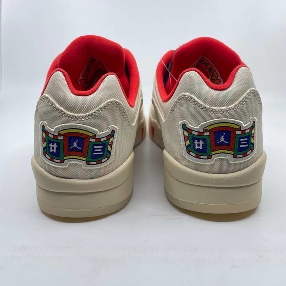 NWT AIR JORDAN 5 RETRO LOW CNY in Sal/Chili Red-Opti Yellow - Picture 3 of 12